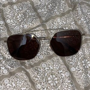 Burberry Gold Aviators